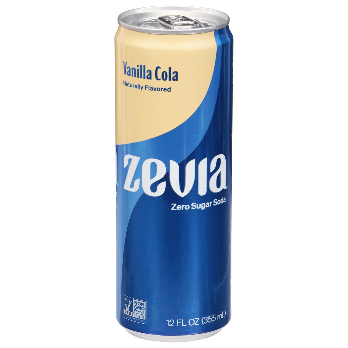 slide 1 of 13, Zevia Zero Sugar Vanilla Cola 12 fl oz, 12 fl oz