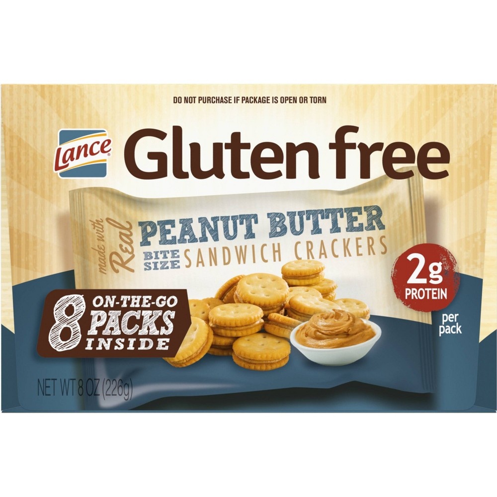 Lance Real Peanut Butter Sandwich Crackers 8 oz Shipt
