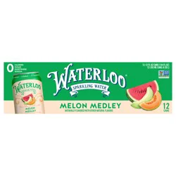 Waterloo Melon Medley Sparkling Water 12 - 12 fl oz Cans