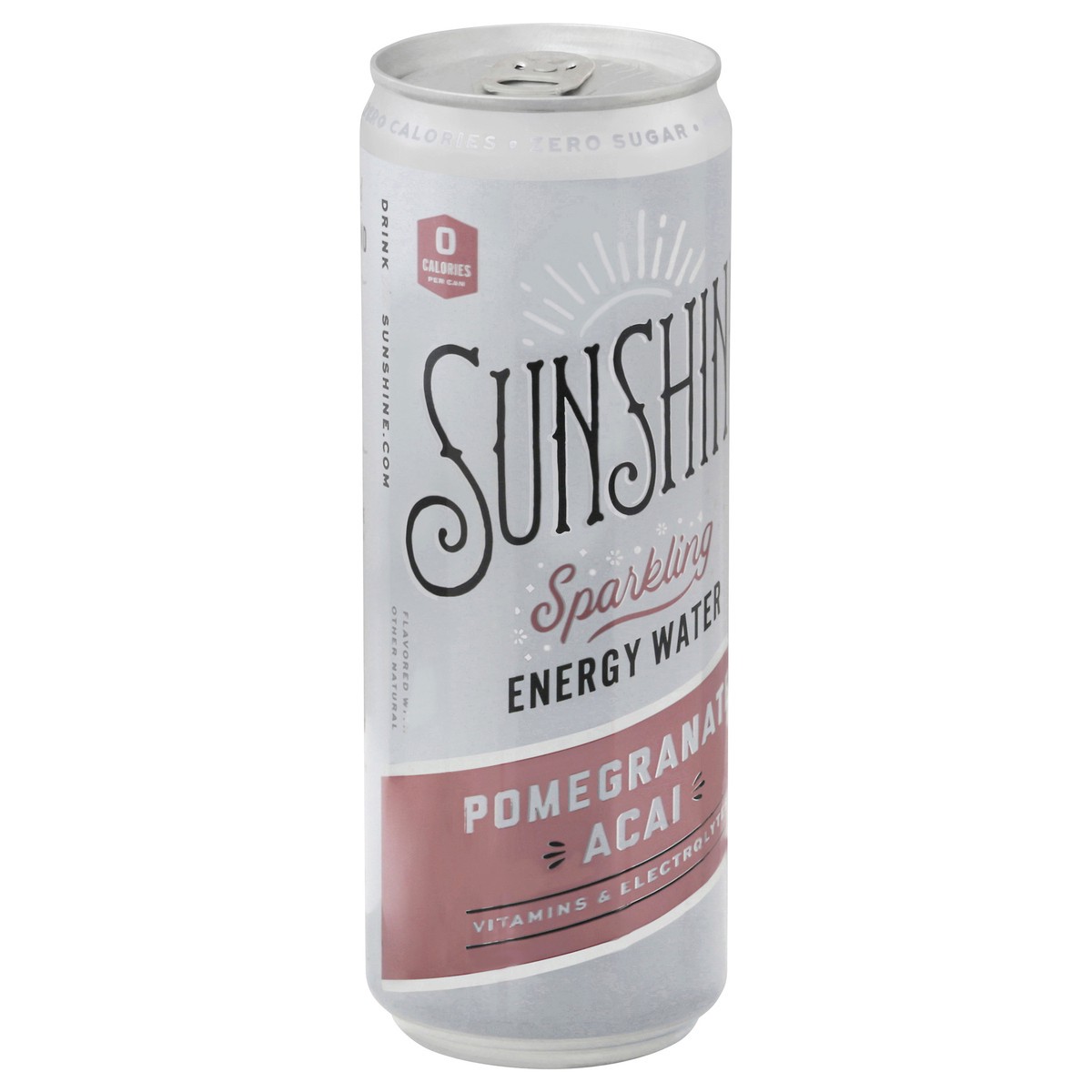 slide 13 of 14, Sunshine Pomegranate Acai Sparkling Energy Water - 12 oz, 12 oz