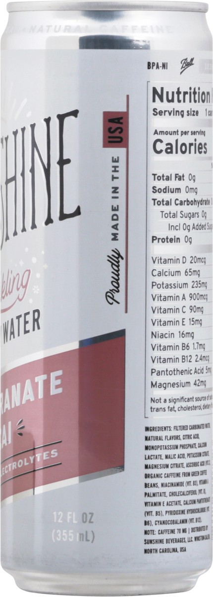 slide 7 of 14, Sunshine Pomegranate Acai Sparkling Energy Water - 12 oz, 12 oz