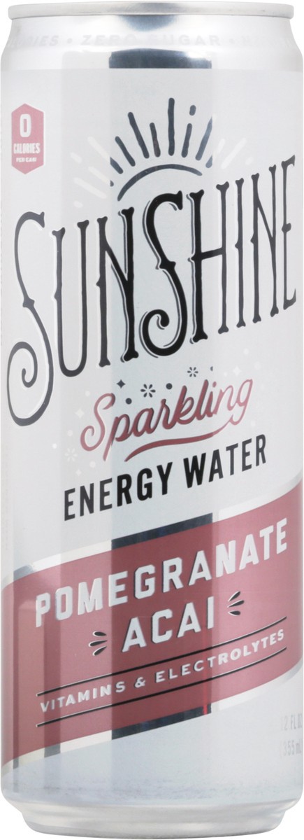 slide 14 of 14, Sunshine Pomegranate Acai Sparkling Energy Water - 12 oz, 12 oz