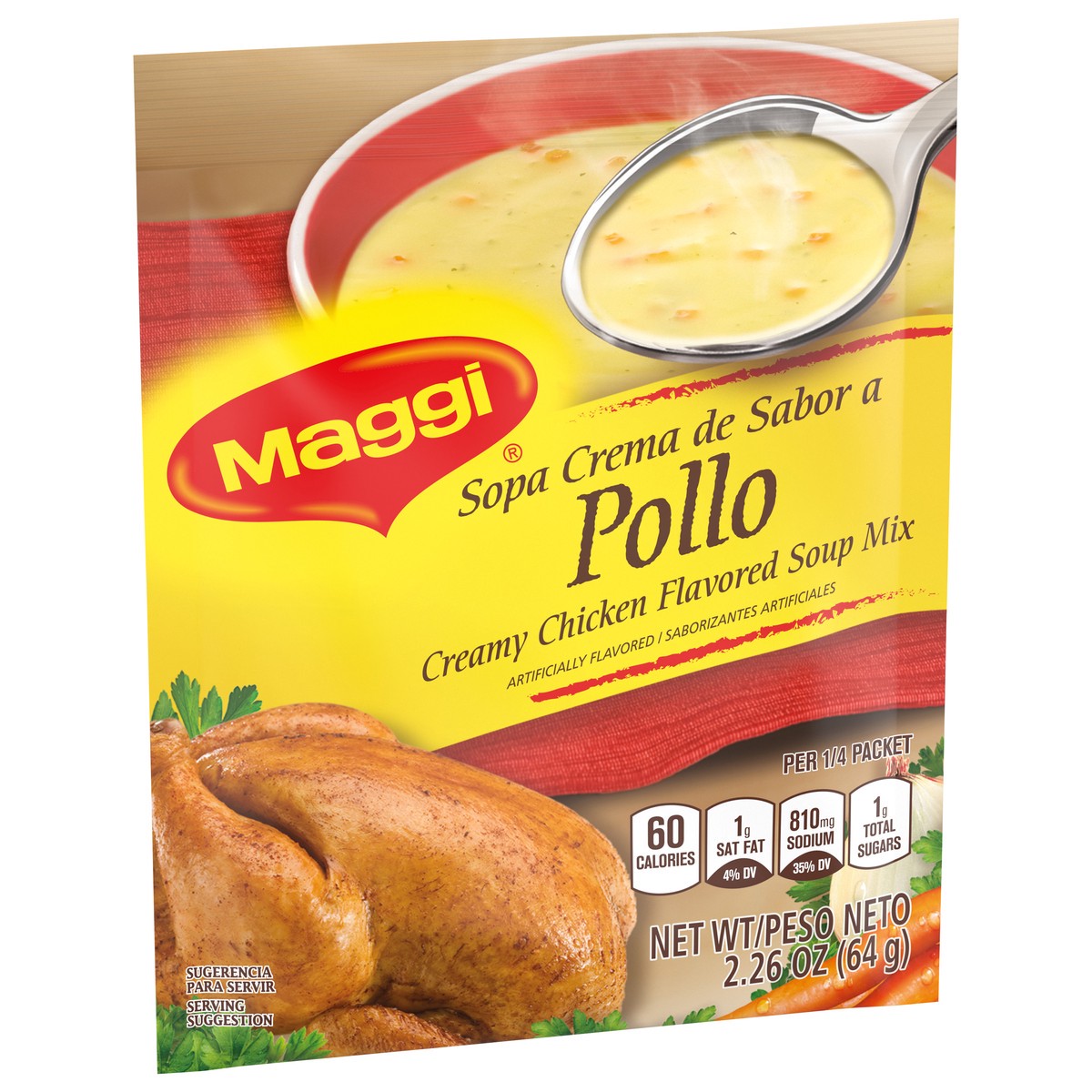slide 2 of 9, Maggi Creamy Chicken Flavored Soup Mix, 2.26 oz