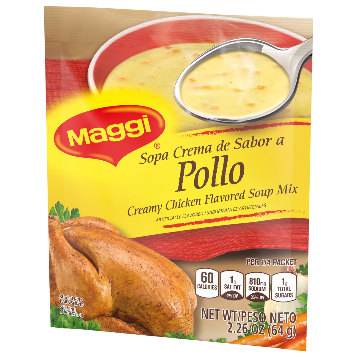 slide 6 of 9, Maggi Creamy Chicken Flavored Soup Mix, 2.26 oz