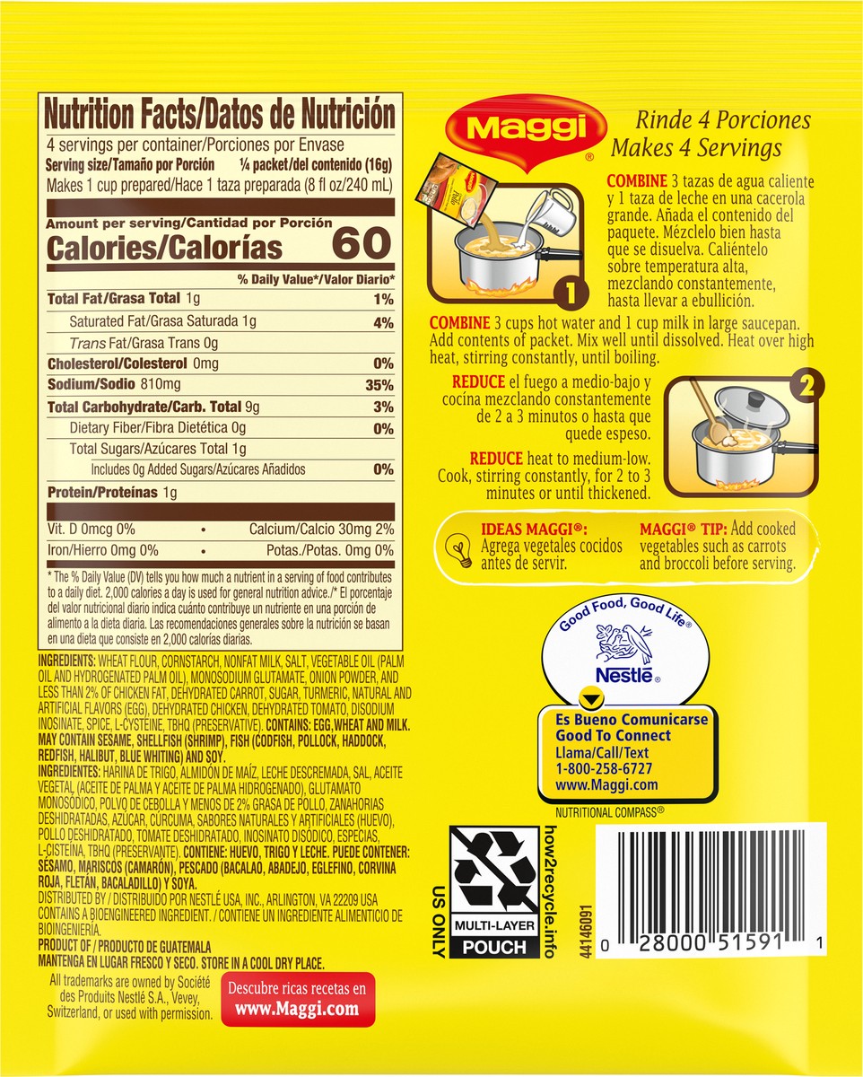 slide 5 of 9, Maggi Creamy Chicken Flavored Soup Mix, 2.26 oz