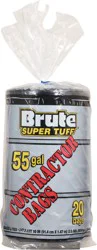 BRUTE Super Tuff 55 Gallons Contractor Bags 20 ea