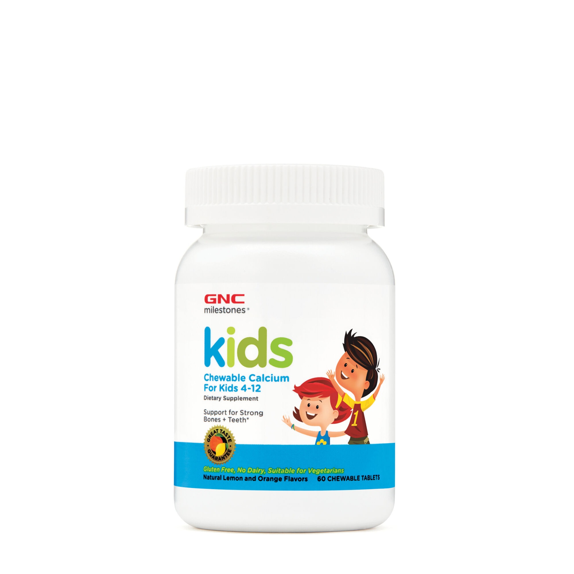 slide 1 of 1, GNC milestones kids Chewable Calcium, 60 ct