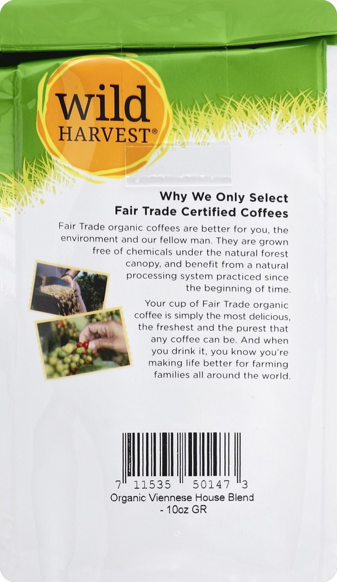 slide 7 of 7, Wild Harvest House Blend Organic Ground Coffee - 10 oz, 10 oz