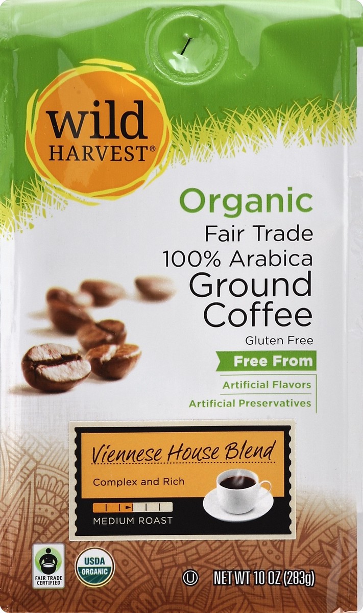 slide 2 of 7, Wild Harvest House Blend Organic Ground Coffee - 10 oz, 10 oz