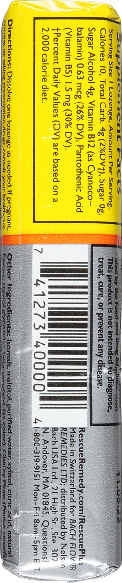 slide 3 of 12, RESCUE! Plus Orange & Elderflower Stress Complex 10 Lozenges, 10 ct