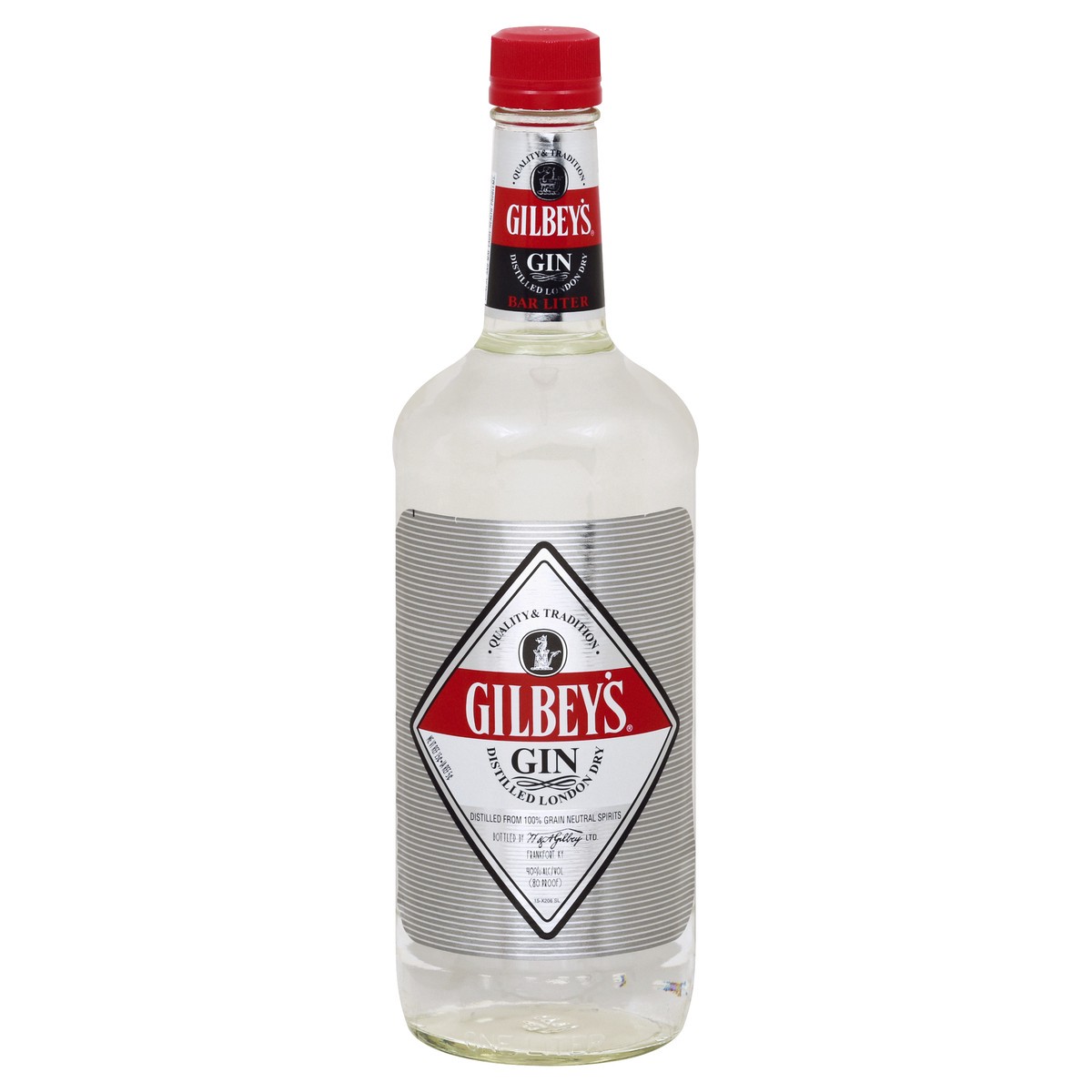 slide 5 of 8, Gilbey's Gin, London Dry, 1 lt, 1 liter