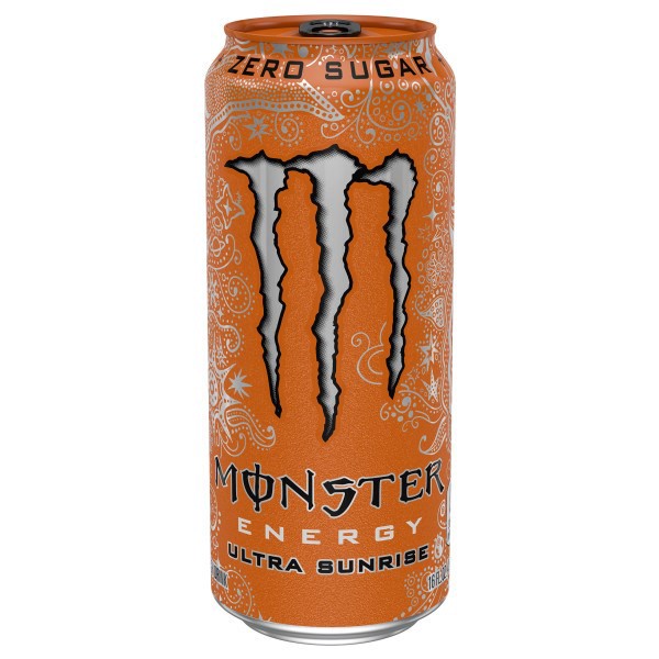 slide 1 of 9, Monster Energy Zero Sugar Ultra Sunrise Energy Drink 16 fl oz, 16 fl oz