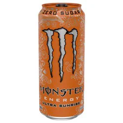 Monster Energy Zero Sugar Ultra Sunrise Energy Drink 16 fl oz