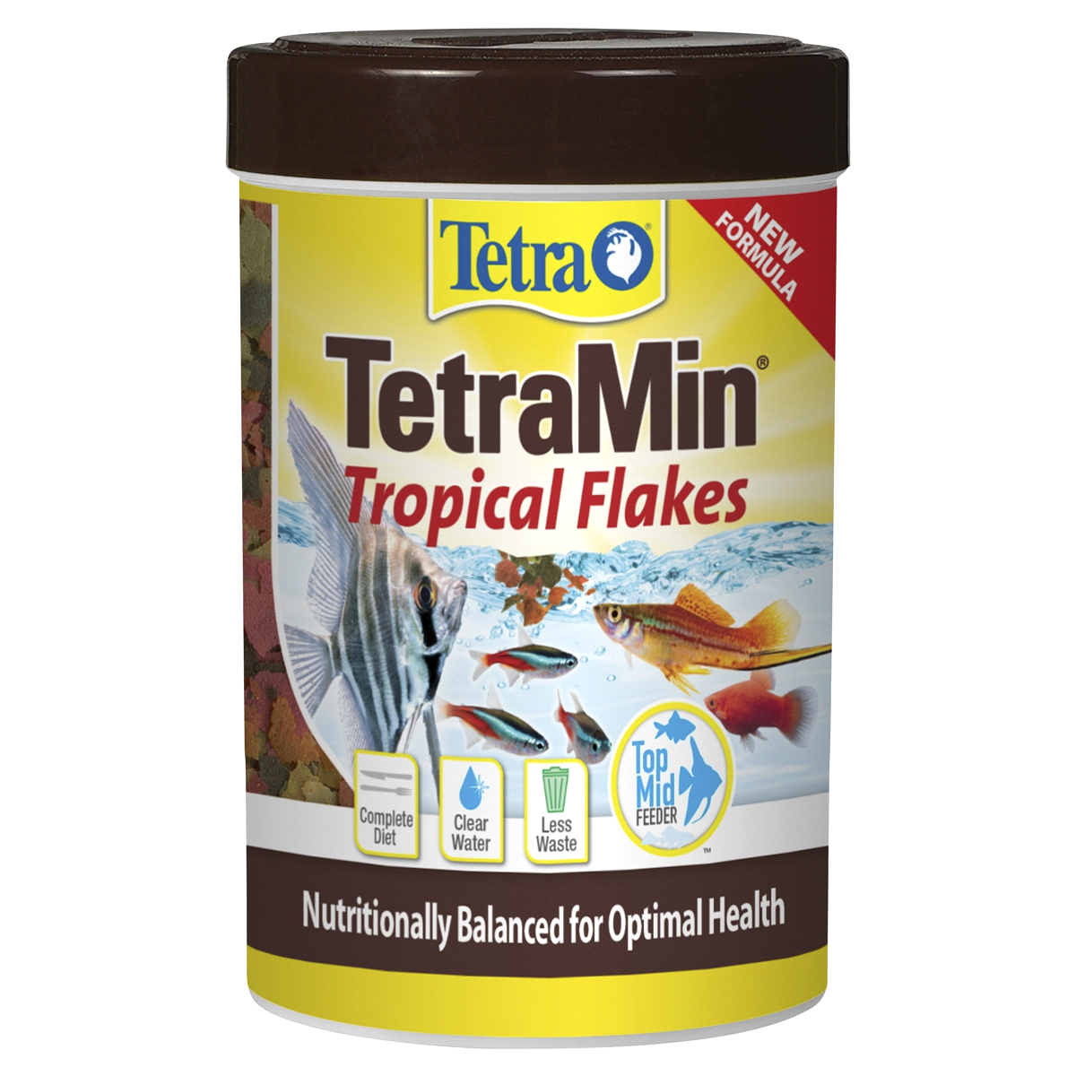 slide 1 of 4, TetraMin Tropical Fish Food Flakes, 7.06 oz