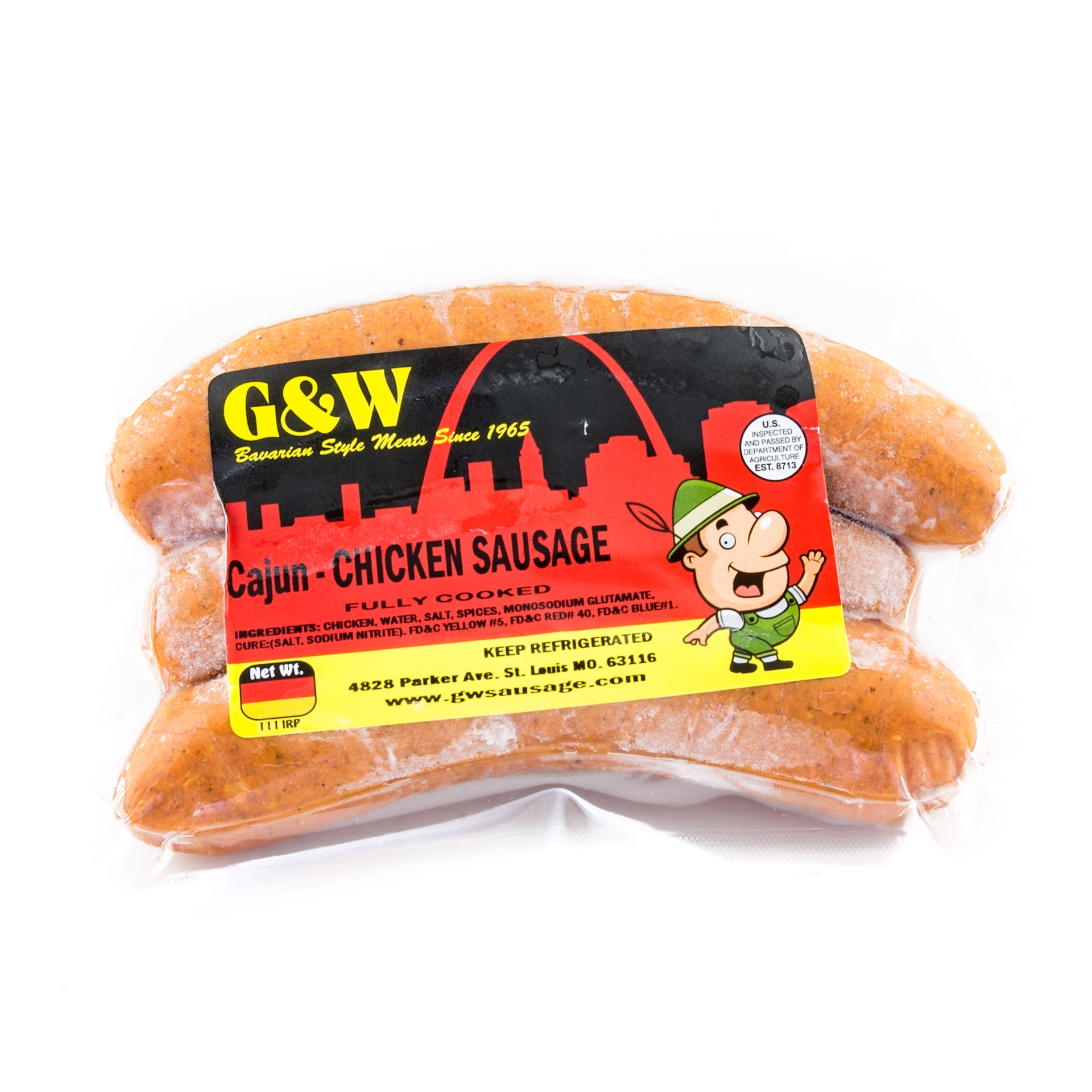 slide 1 of 1, G&W Smoked Chicken Sausage Links, per lb