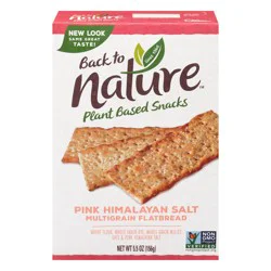 Back to Nature Plant Based Snacks Pink Himalayan Salt Multigrain Flatbread - 5.5 oz