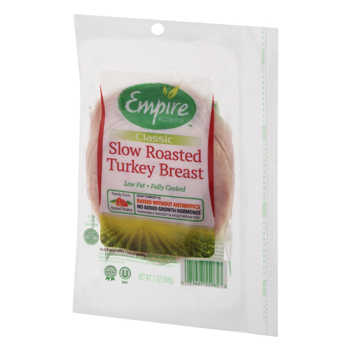 slide 6 of 9, Empire Kosher Classic Slow Roasted Low Fat Turkey Breast 7 oz, 7 oz