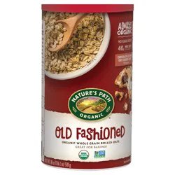 Nature's Path Organic Old Fashioned Oatmeal 18oz Canister