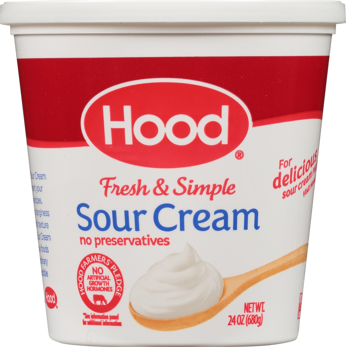 slide 8 of 8, Hood Sour Cream, 24 oz, 24 oz