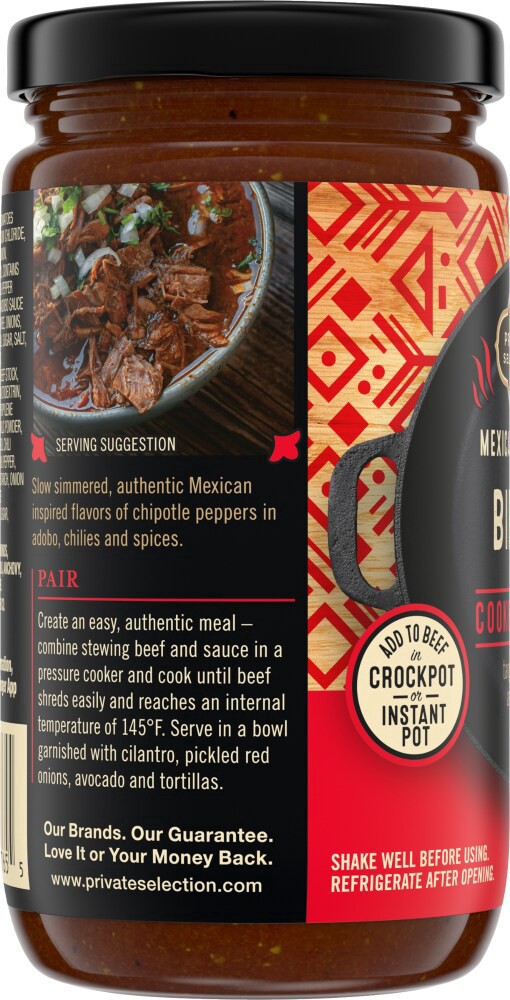 slide 2 of 4, Private Selection Birria Cooking Sauce, 14 fl oz