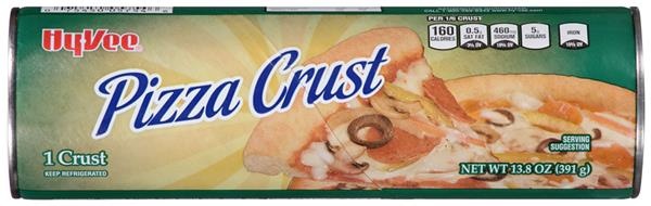 slide 1 of 1, Hy-vee Pizza Crust, 13.8 oz