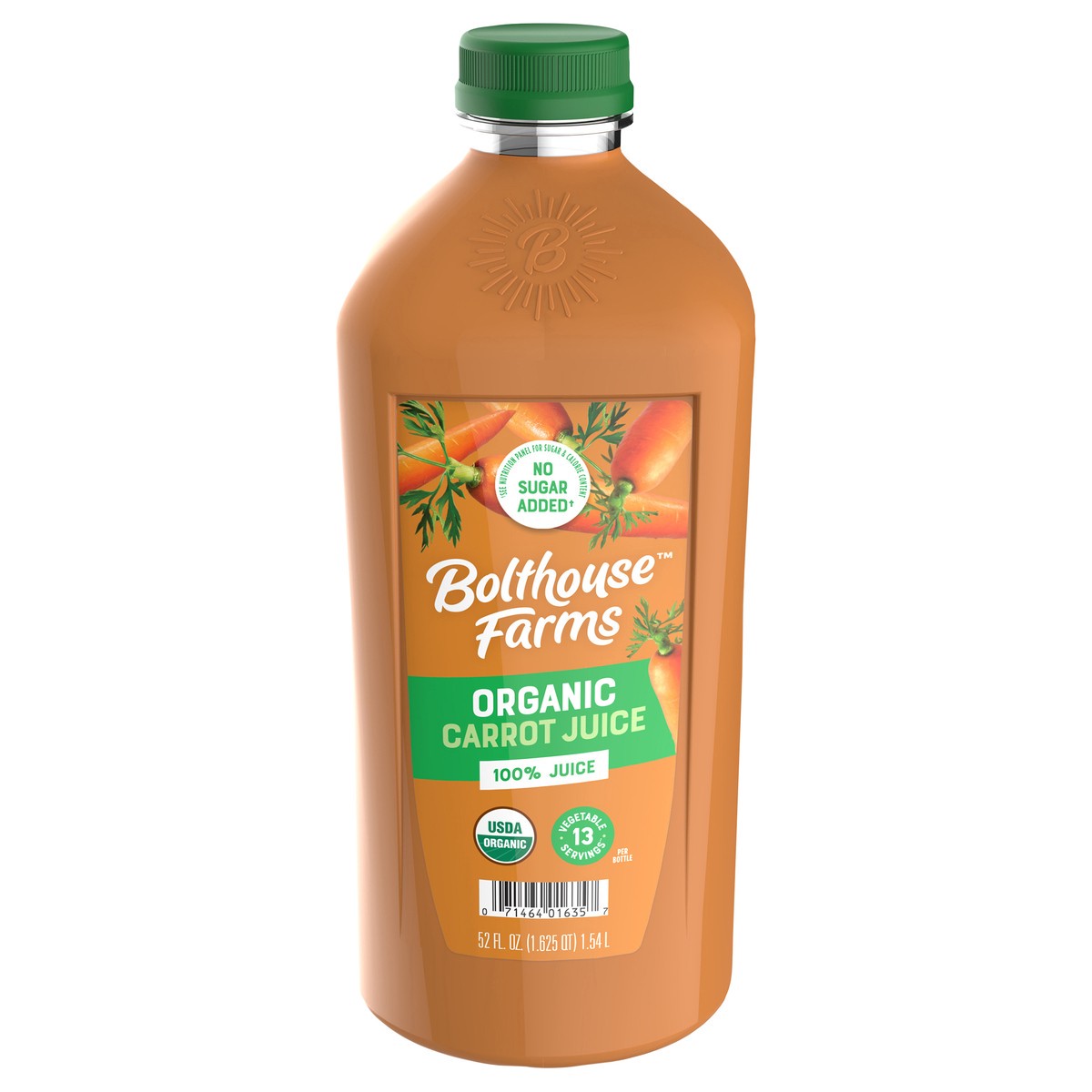 slide 1 of 5, Bolthouse Farms Organic 100% Carrot Juice 52 fl oz, 52 fl oz