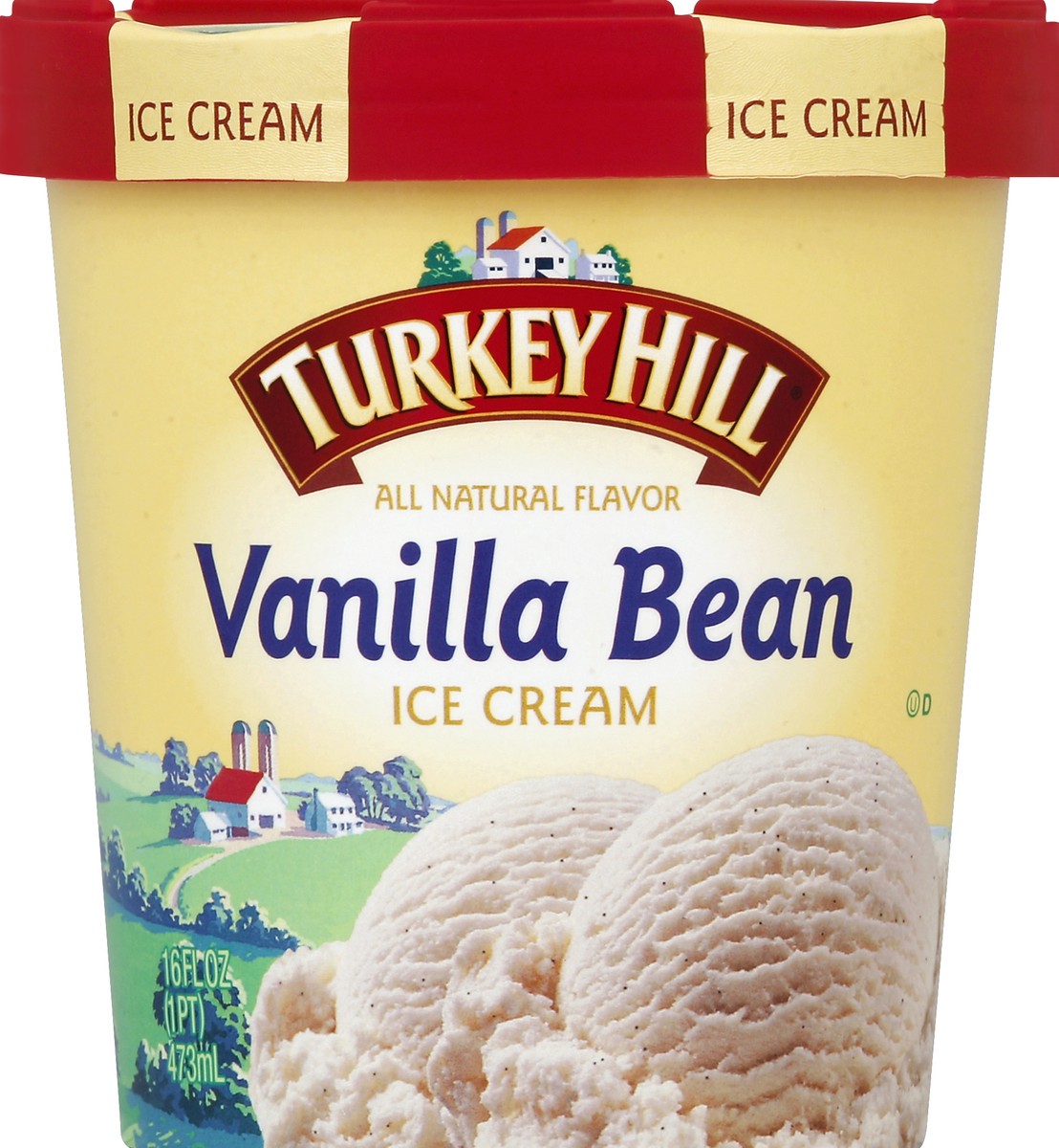 slide 3 of 3, Turkey Hill Vanilla Bean Ice Cream, 16 fl oz