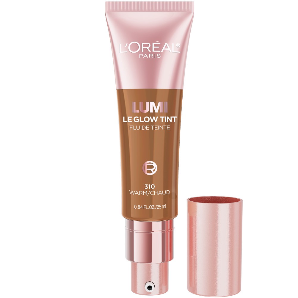 slide 1 of 1, LOREAL L'Oreal Paris Lumi Skin Glow Tint, Med Deep C310, 0.85 oz