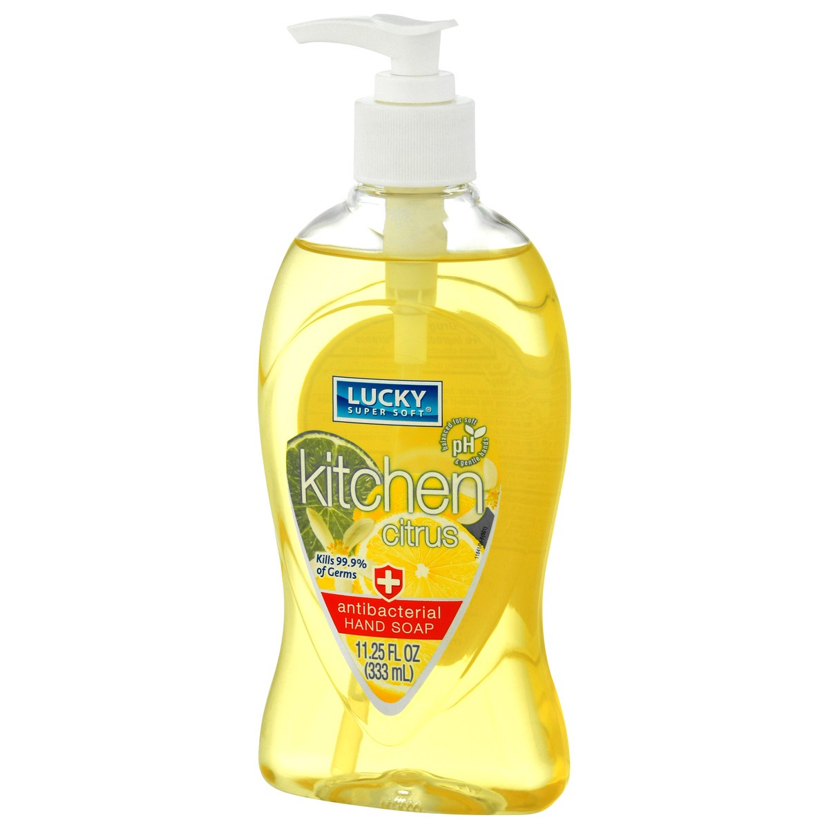 slide 2 of 11, Lucky Super Soft Antibacterial Kitchen Citrus Hand Soap 11.25 oz, 11.25 oz