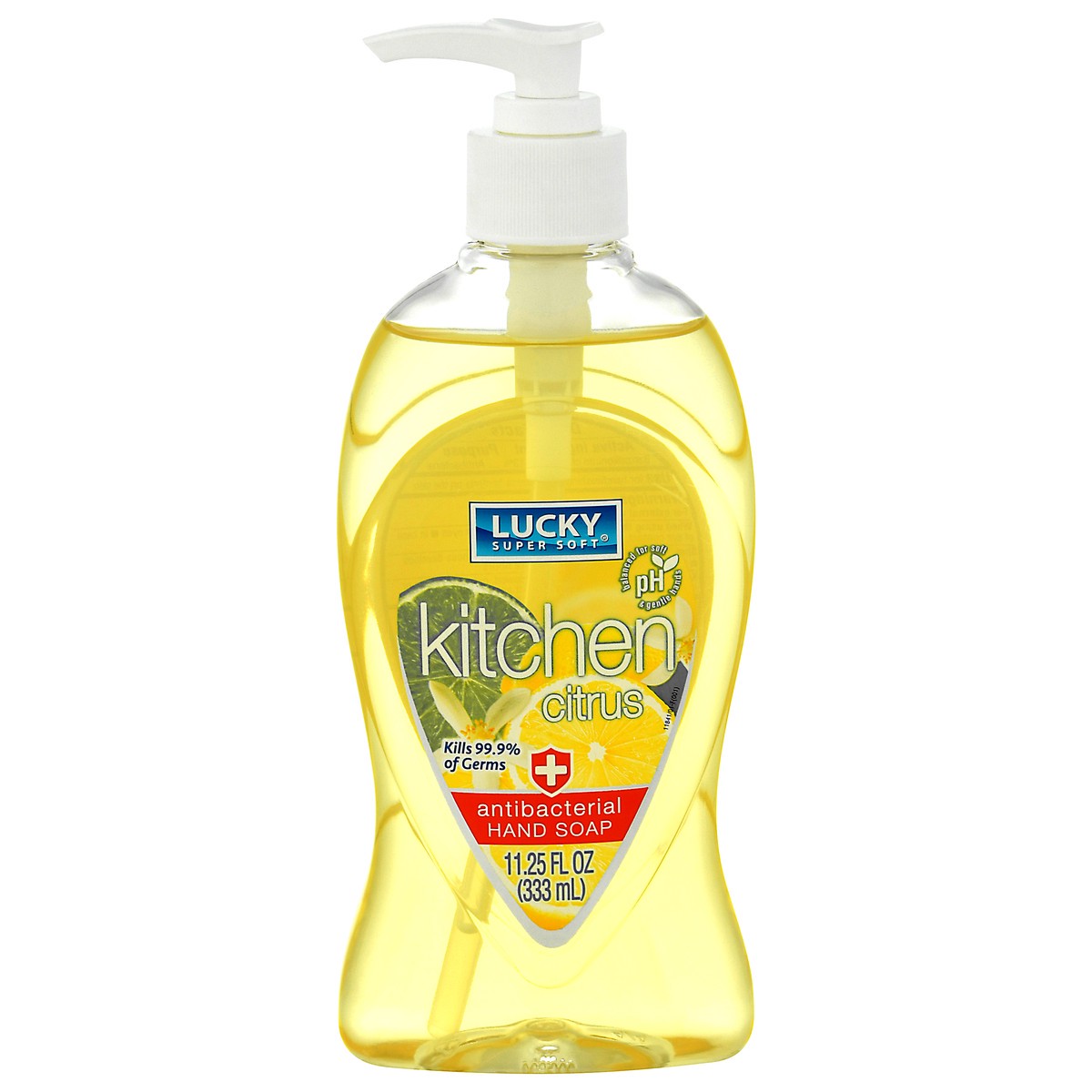 slide 1 of 11, Lucky Super Soft Antibacterial Kitchen Citrus Hand Soap 11.25 oz, 11.25 oz