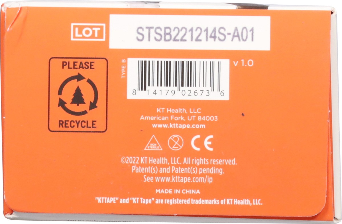 slide 5 of 12, KT Tape Pro Oxygen Titanium Kinesiology Tape 20 ea, 20 ct