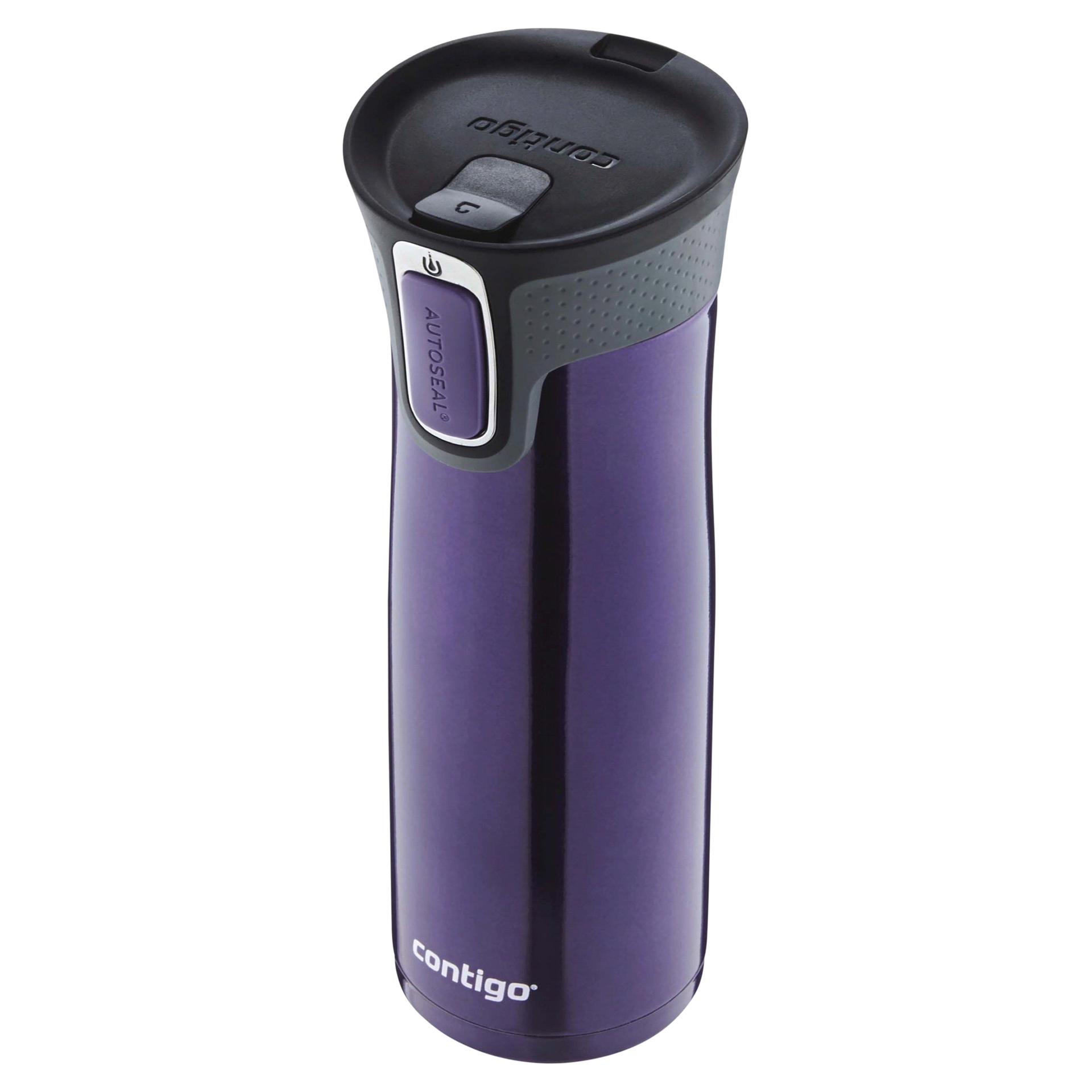 slide 8 of 13, Contigo AUTOSEAL West Loop Vacuum-Insulated Stainless Steel Travel Mug with Easy-Clean Lid, Violet, 20 oz