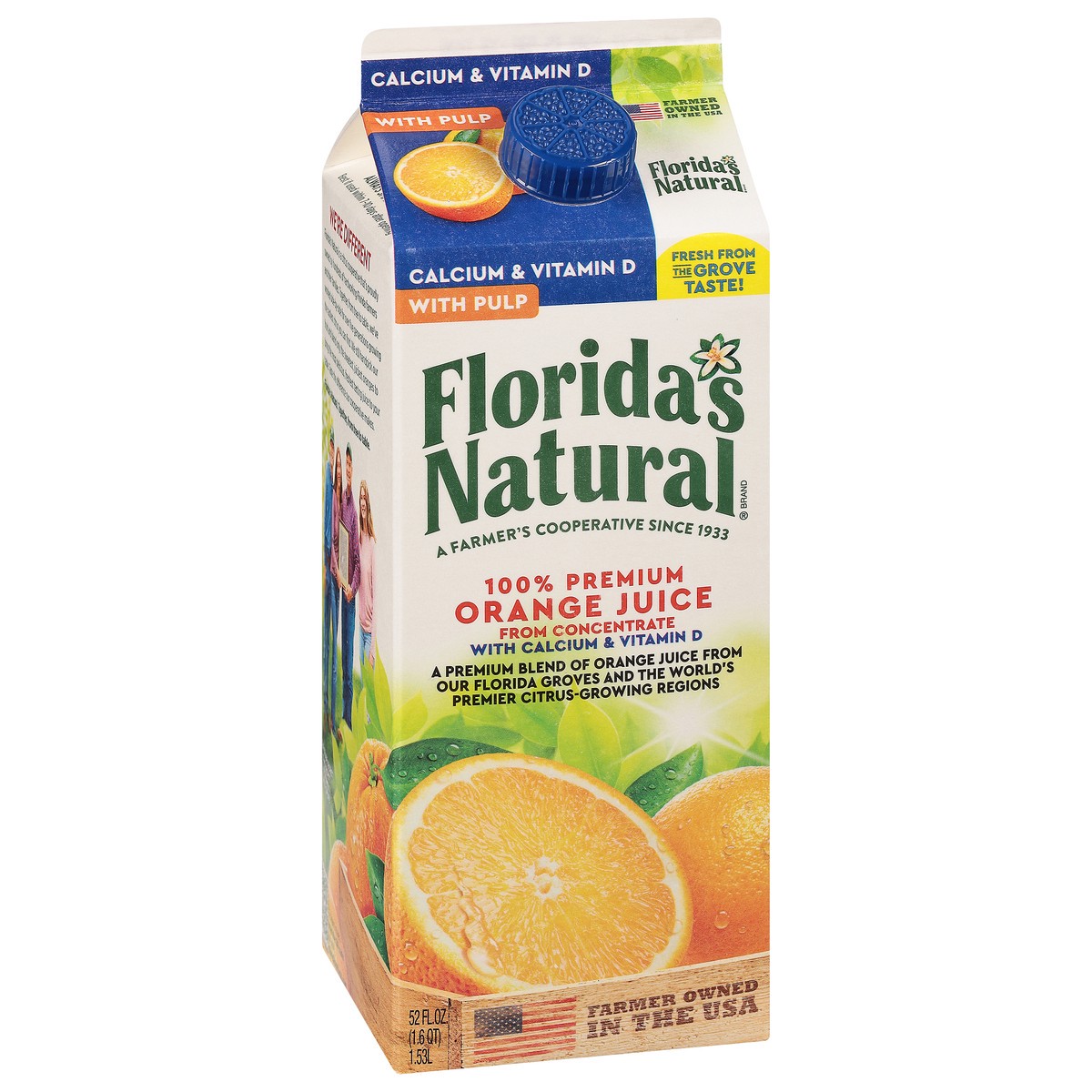 slide 3 of 9, Florida's Natural Some Pulp Orange Jell-O - 52 oz, 52 oz