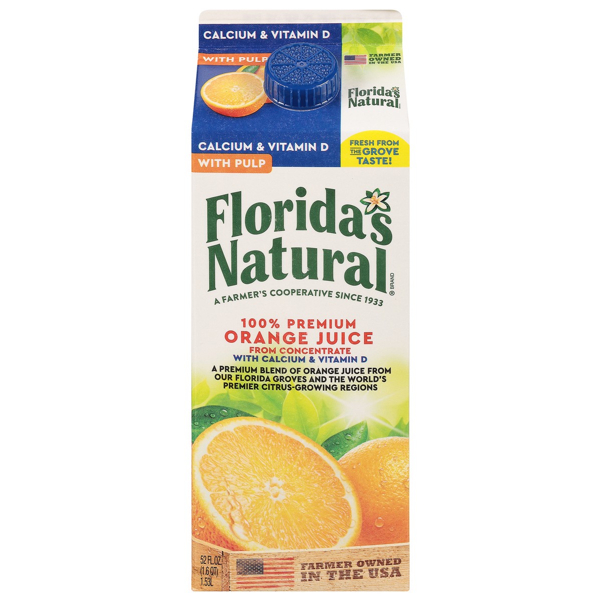 slide 1 of 9, Florida's Natural Some Pulp Orange Jell-O - 52 oz, 52 oz