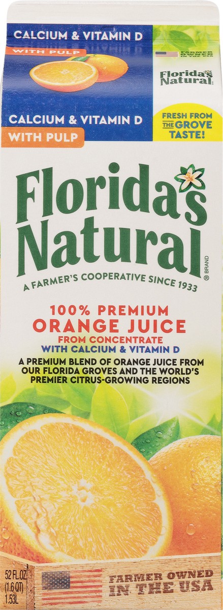 slide 8 of 9, Florida's Natural Some Pulp Orange Jell-O - 52 oz, 52 oz