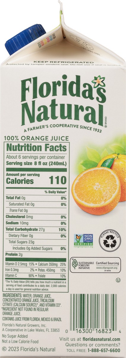 slide 4 of 9, Florida's Natural Some Pulp Orange Jell-O - 52 oz, 52 oz