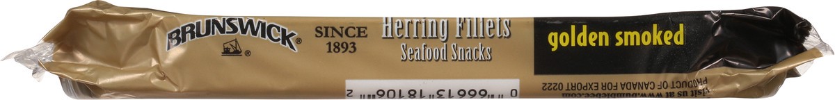 slide 9 of 9, Brunswick Herring Fillets Golden Smoked Seafood Snacks 3.25 oz, 3.25 oz