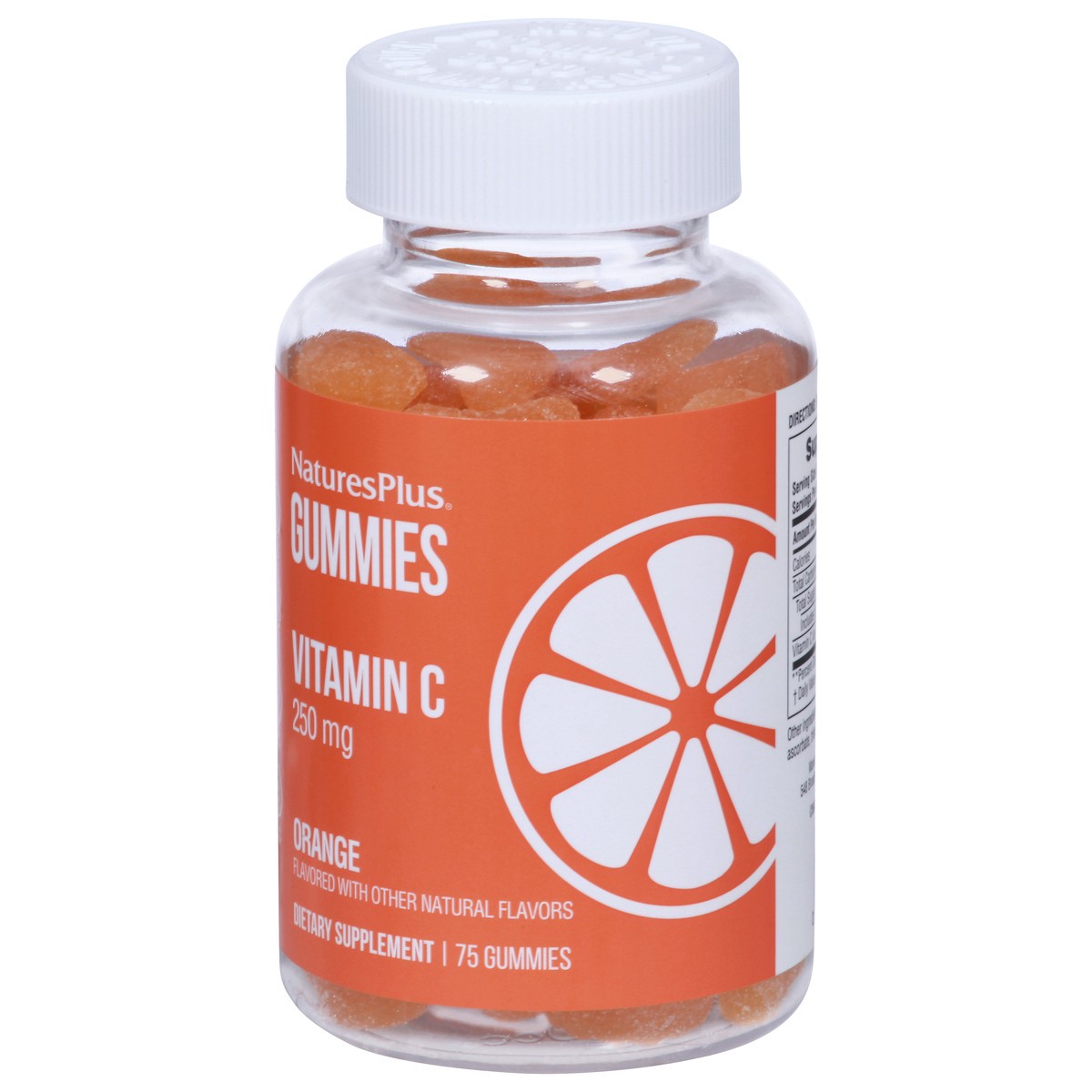 slide 2 of 9, Nature's Plus 250 mg Orange Vitamin C 75 Gummies, 75 ct