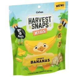 Harvest Snaps Kids Crispy Bananas, 5-0.42 Oz Bags