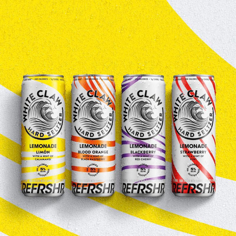 slide 2 of 3, White Claw Refresher Lemonade - 12pk/12 fl oz Cans, 12 ct; 12 fl oz