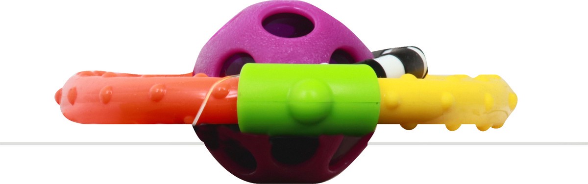 slide 5 of 9, Sassy Spin & Chew Ring Rattle, 1 ct