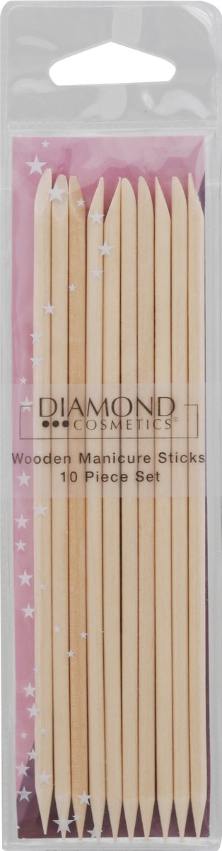 slide 2 of 9, Diamond Cosmetics Manicure Sticks, 10 ct