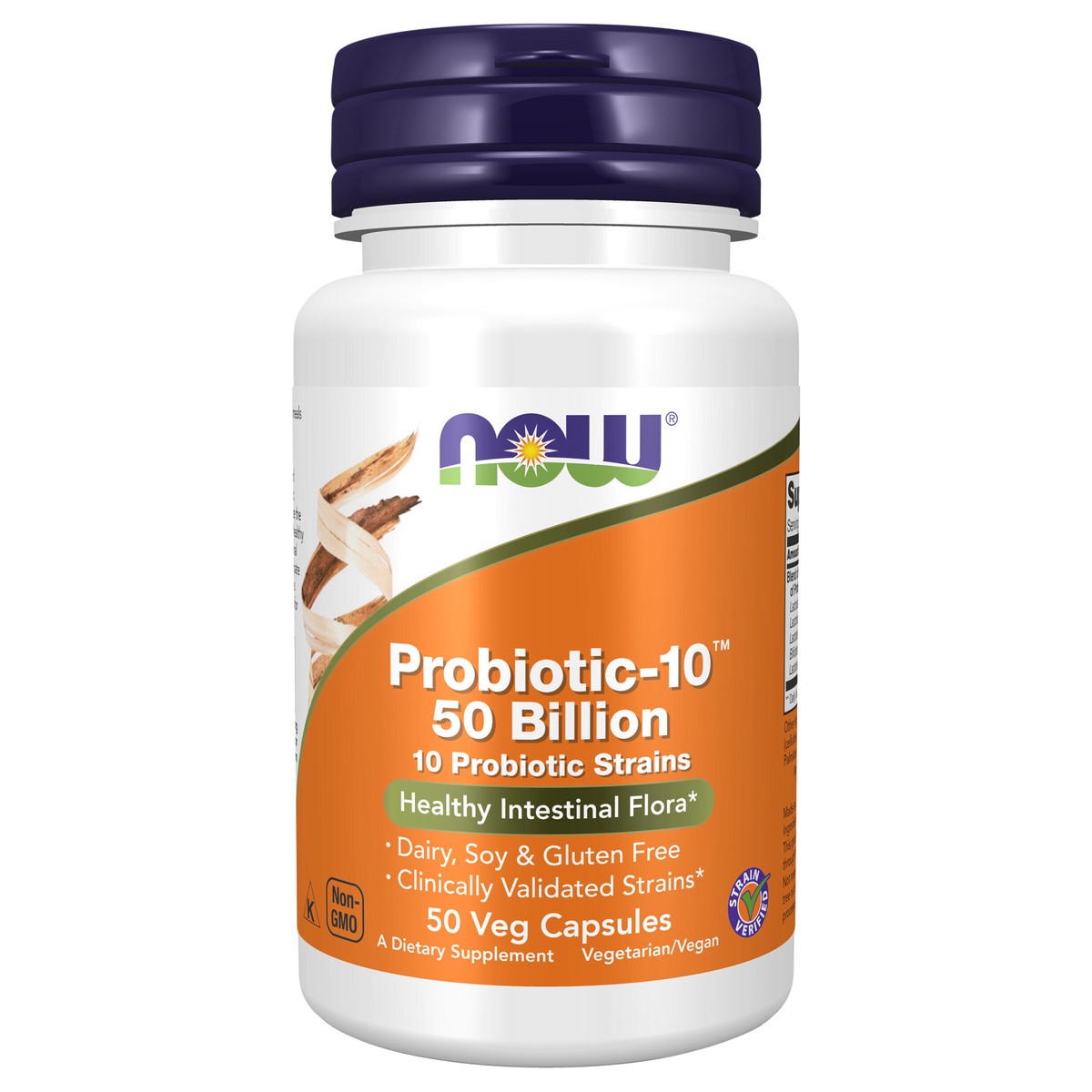 slide 1 of 2, Now Vitamin Probiotic-10, 1 ct