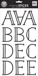 Me & My Big Ideas Mambisticks Engraved Letter Stickers