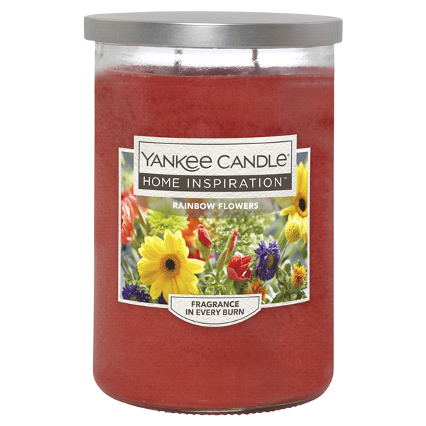 slide 1 of 1, Yankee Candle Home Inspiration Rainbow Flowers, 19 oz