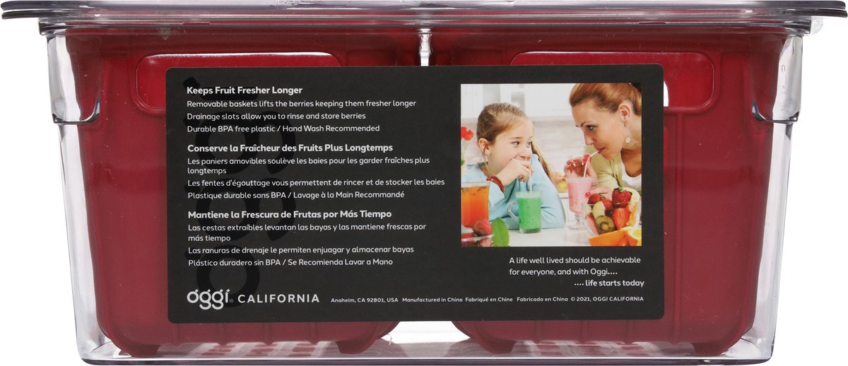 slide 4 of 12, Oggi Refrigerator Berry Bin 1 ea, 1 ct