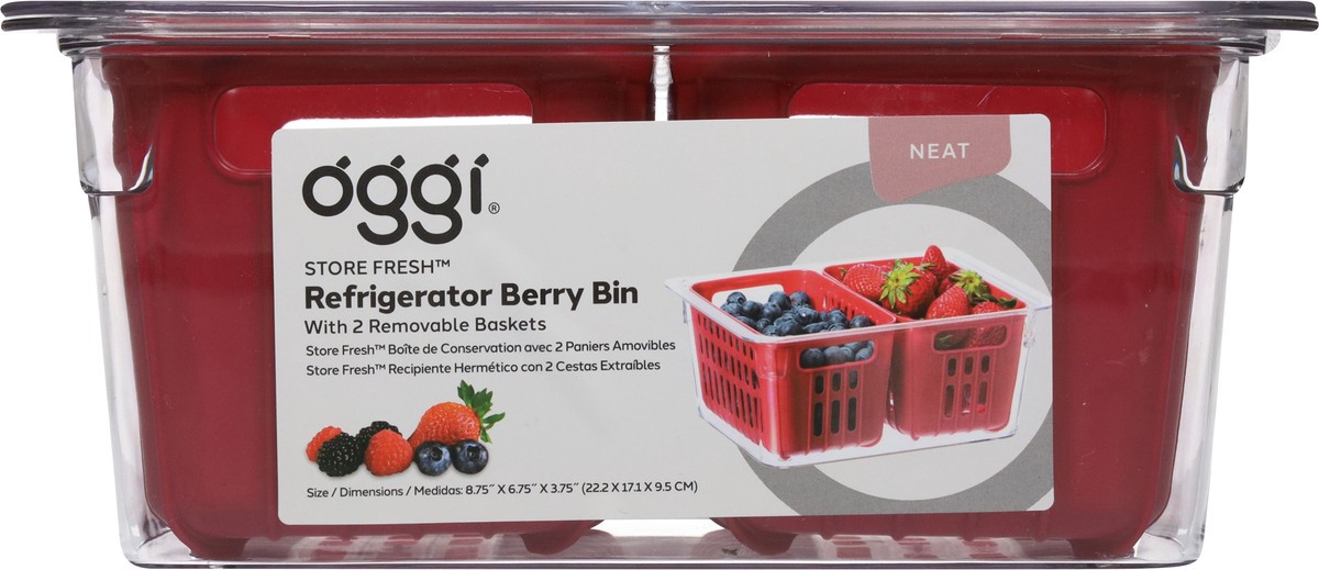slide 3 of 12, Oggi Refrigerator Berry Bin 1 ea, 1 ct
