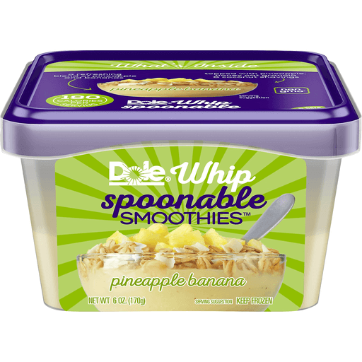 slide 1 of 1, Dole Whip Pineapple Banana Frozen Spoonable Smoothie, 6 oz