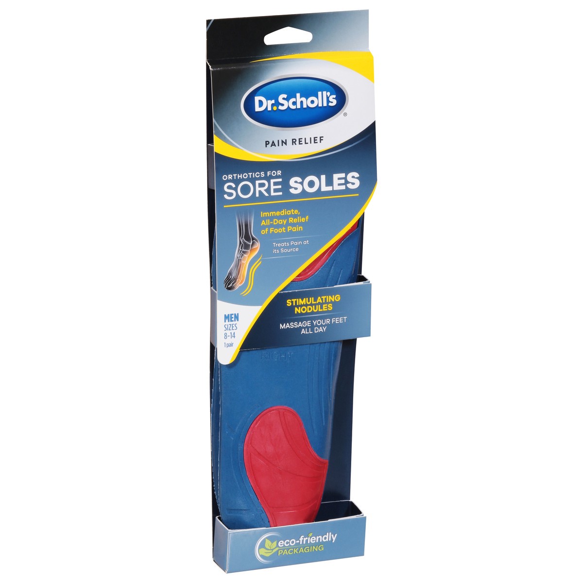 slide 2 of 11, Dr. Scholl's Men Pain Relief Orthotics for Sore Soles Size 8-14 1 ea, 1 ct