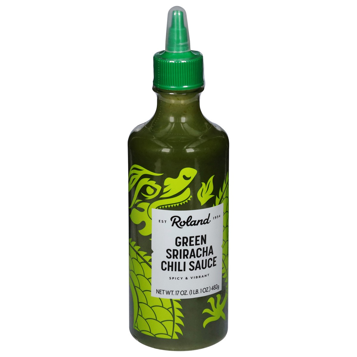 slide 3 of 13, Roland Sauce Sriracha Chili Grn 17 Oz, 17 oz